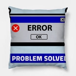 Computer error IT technician design Pillow