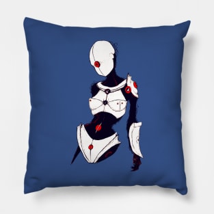 robot sci-fi Pillow