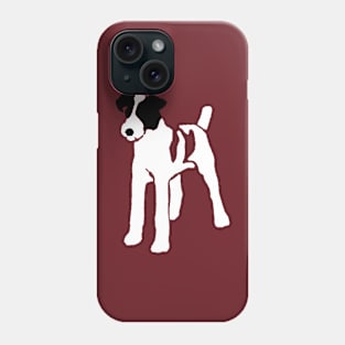 White Beagle Black Mask Phone Case