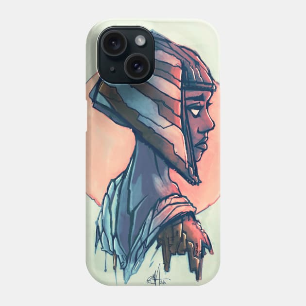 Egyptian Woman Portrait Phone Case by dlikt