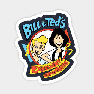 Bill & Ted's Excellent Adventure - Cartoon Magnet