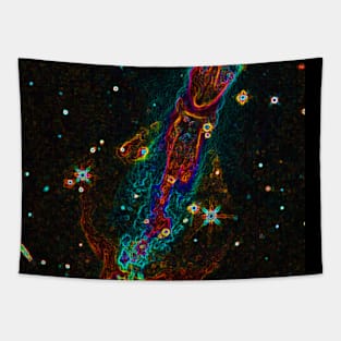 Black Panther Art - Glowing Edges 225 Tapestry