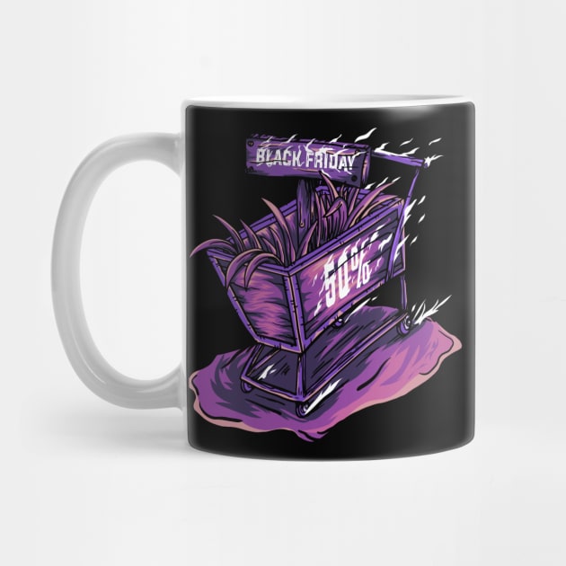 Discover Trolley Black Friday - Trolley Black Friday - Mug