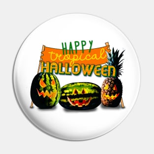 Tropical Halloween Pin