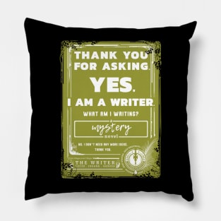 Writing mystery Pillow
