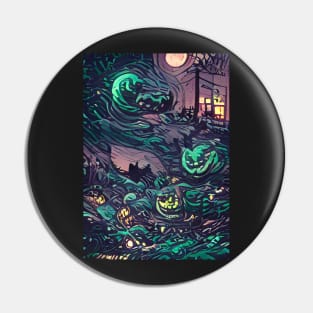 HALLOWEEN VAN GOGH Pin