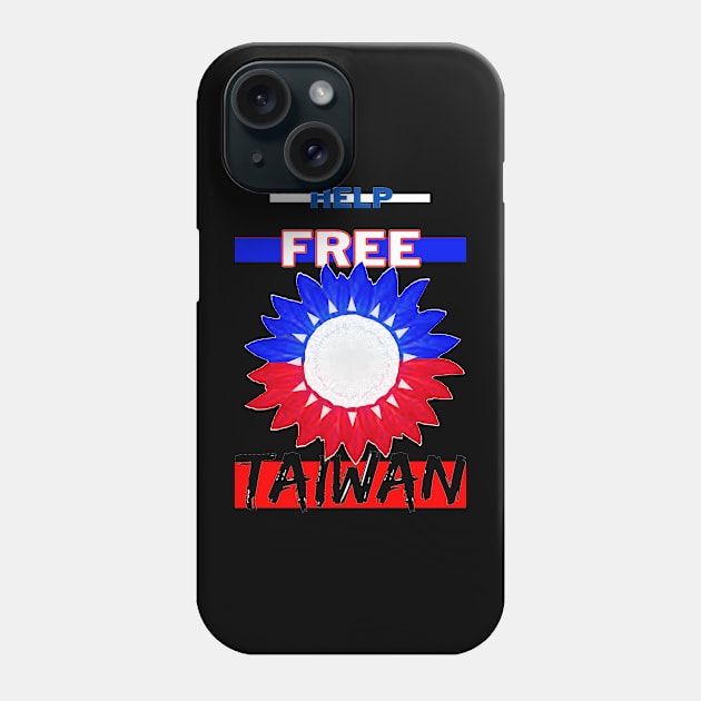 Help free Taiwan from the Chinese threat of invasion Phone Case by Trippy Critters