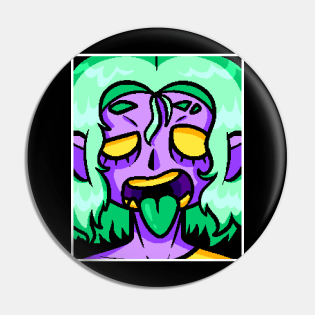 Zombie Pin by 8bitmonkey