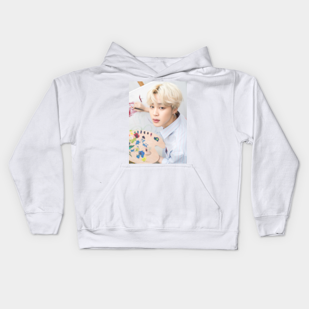 bts white hoodie