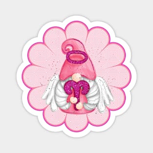 ARIES FLORAL GNOME- HOROSCOPE GNOME DESIGNS BY ISKYBIBBLLE Magnet