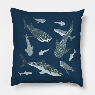 Whale Sharks Pillow