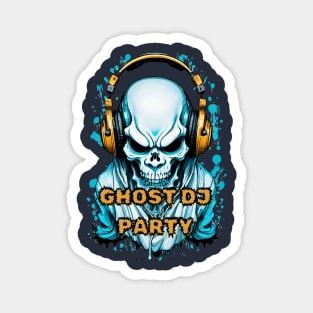 Haloween ghosts DJ party Magnet