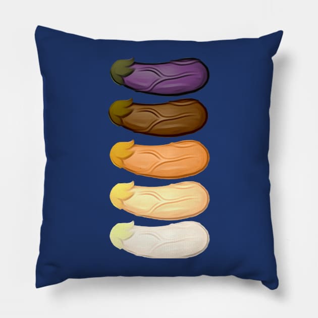 Eggplants Pillow by JasonLloyd