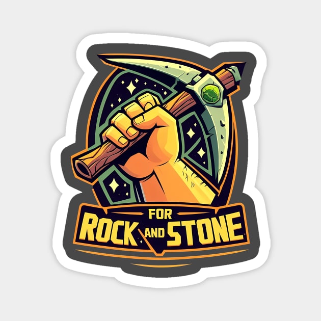 Deep Rock Galactic For Rock and Stone Magnet by Arnieduke