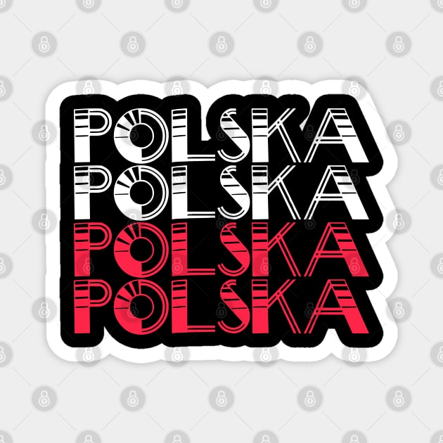 Polska - Poland Magnet by Slavstuff