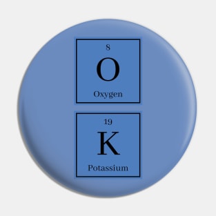 Periodic Table Slogan Pin