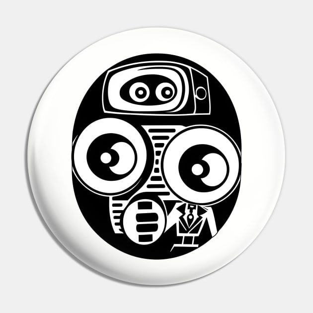 SpyBot Pin by Jaymz Weiss Designz