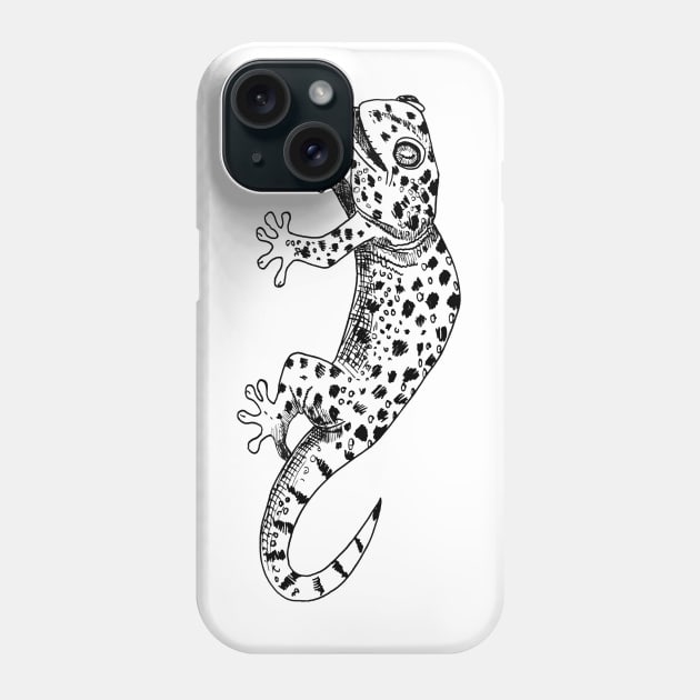 gecko Phone Case by VicaVeresk