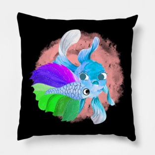 fighting fish Pillow