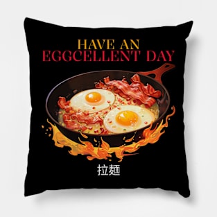 Funny Eggs and Bacon Pillow