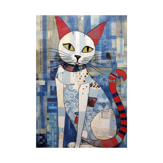 Abstract Cat 9 by erzebeth