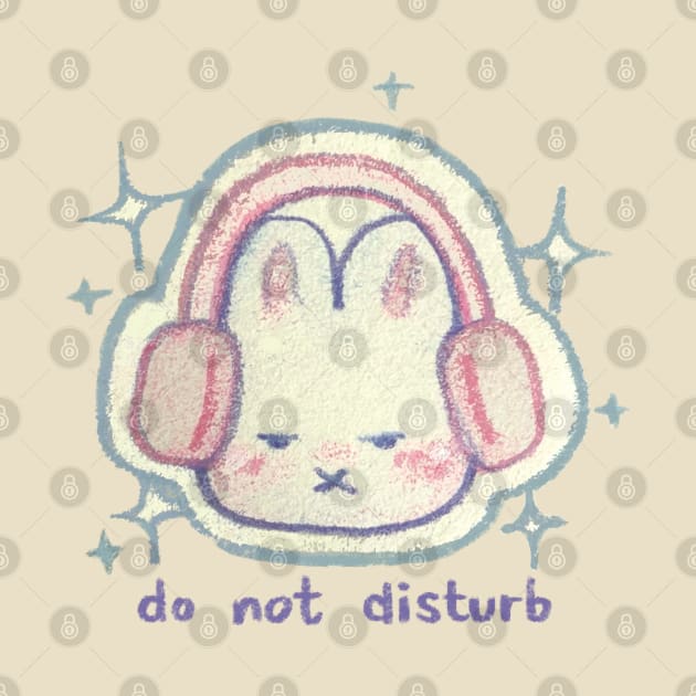 Do not disturb bunny by Katfish Draws