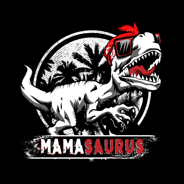 Funny Mommy saurus T-rex Dinosaur by FunnyUSATees