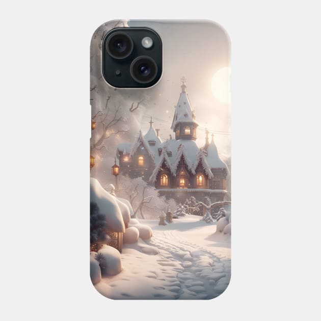 Warm White Christmas Phone Case by SmartPufferFish