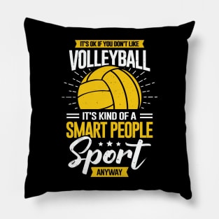 Funny Volleyball Player Coach Gift Pillow