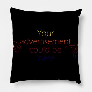 Your advertisement could be here Pillow