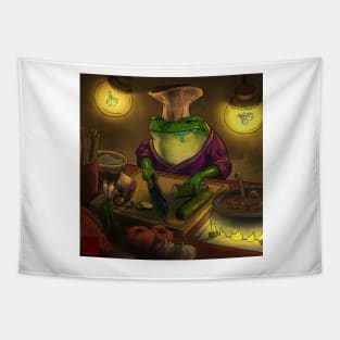 Frog Chef Tapestry