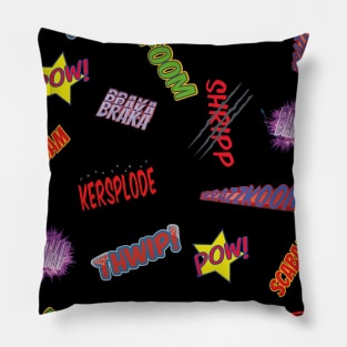 Comic Sounds Pillow