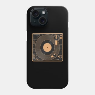 45 Record Adapter (Distressed) Phone Case