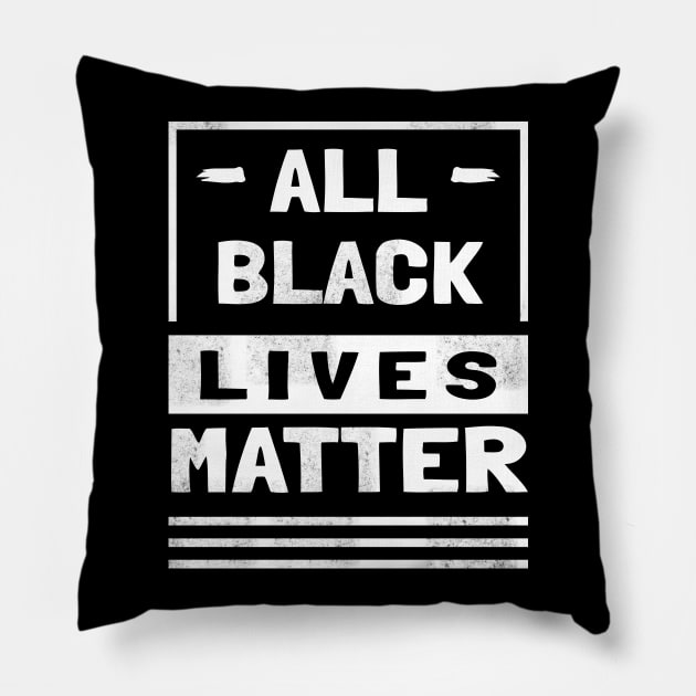 all black lives matter Pillow by Giraroad