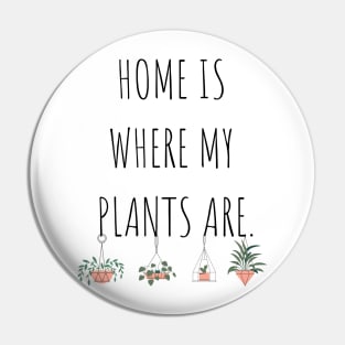 Home is Where My Plants Are Pin