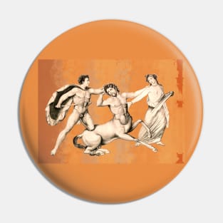 Theseus, Centaur and Hippodamia Pin