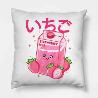 Kawaii Fruity Strawberry Milk Pillow