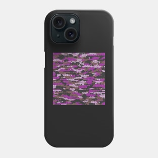 Camo Pattern - Purple Brown Phone Case