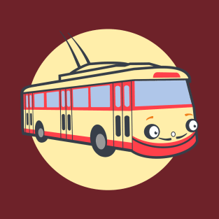 Friendly retro trolleybus Salvador T-Shirt