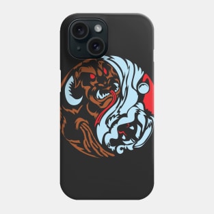 Krampus Santa Ying Yang Phone Case