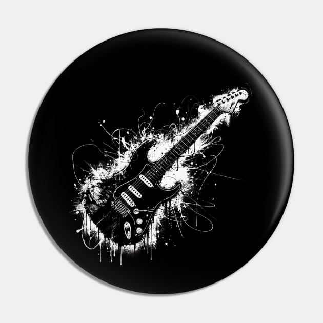 Guitar Riff Revive Music Pin by TaansCreation 