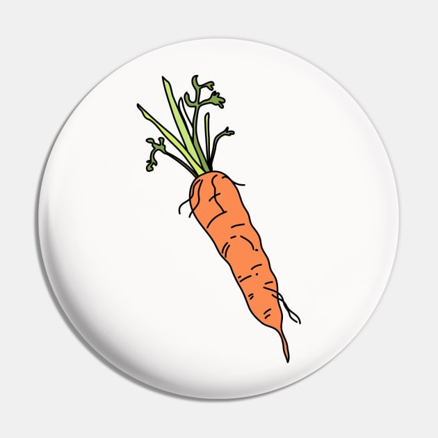 Carrot Pin by notsniwart