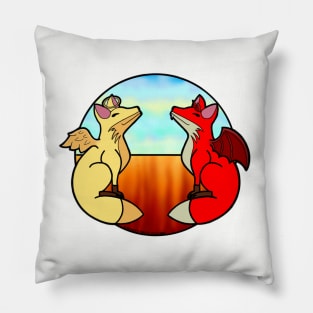 Divine and Diabolic Foxes - Full Pillow