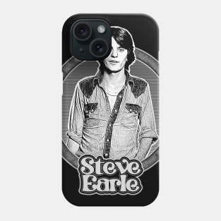 Steve Earle // Outlaw Country Retro Fan Design Phone Case