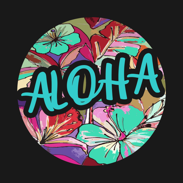 Aloha Floral by BK Tees