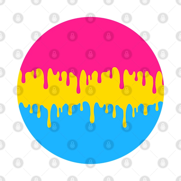 Pansexual Dripping Flag by Pridish