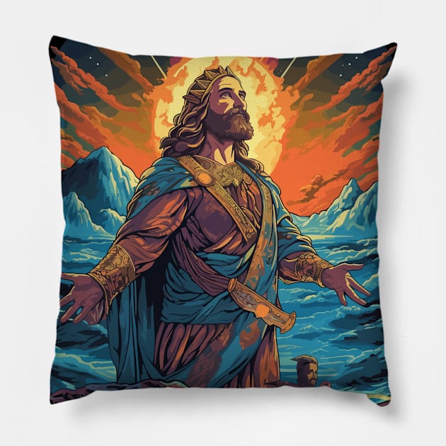 Infinite Love, Divine Return Pillow by Rafael Pando