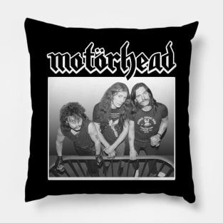 Motorhead Black White Pillow