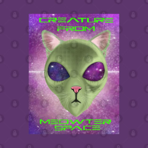 Creature from meow-ter space w/ galaxy eyes by WolfCommander