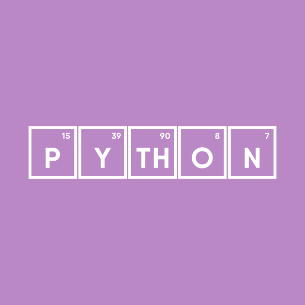 Python Periodic table for Programmers by mangobanana